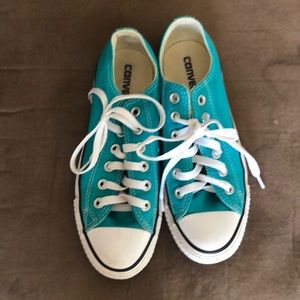 Teal Converse EUC